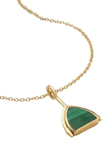 Mateo Flip 14-karat Gold, Malachite And Diamond Necklace | Thumbnail 1 Mateo Flip 14-karat Gold, Malachite And Diamond Necklace | Thumbnail 1