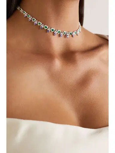 Kamyen 18-karat White Gold Multi-stone Necklace | Thumbnail 2 Kamyen 18-karat White Gold Multi-stone Necklace | Thumbnail 2