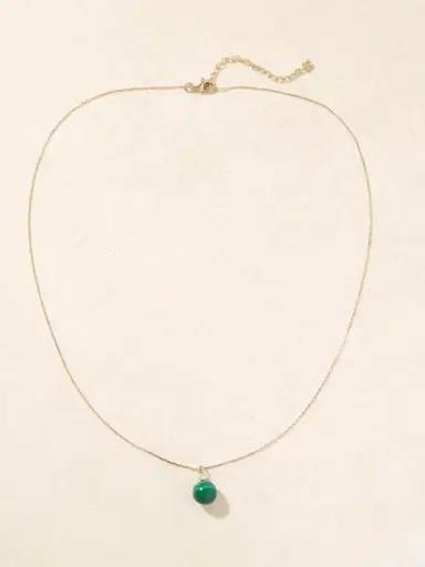 Mateo 14-karat Gold, Malachite And Diamond Necklace | Thumbnail 4 Mateo 14-karat Gold, Malachite And Diamond Necklace | Thumbnail 4
