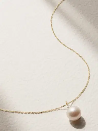 Mateo 14-karat Gold, Pearl And Diamond Necklace | Thumbnail 1 Mateo 14-karat Gold, Pearl And Diamond Necklace | Thumbnail 1