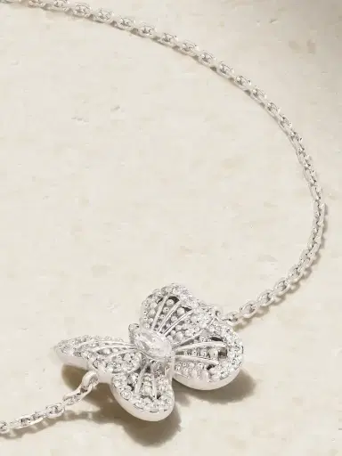 De Beers London Portraits Of Nature Butterfly 18-karat White Gold Diamond Bracelet | Thumbnail 4 De Beers London Portraits Of Nature Butterfly 18-karat White Gold Diamond Bracelet | Thumbnail 4