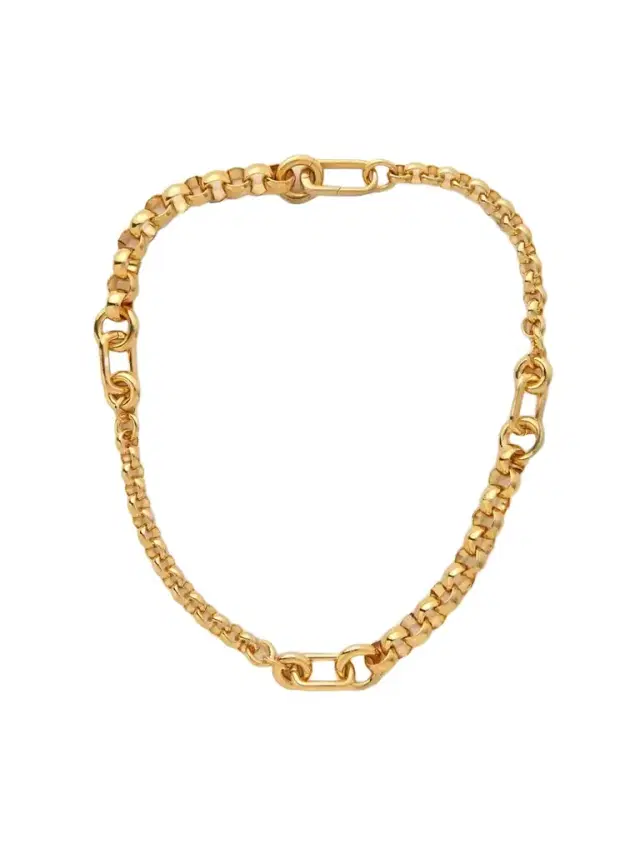 + Net Sustain Pietra Recycled Gold-plated Necklace