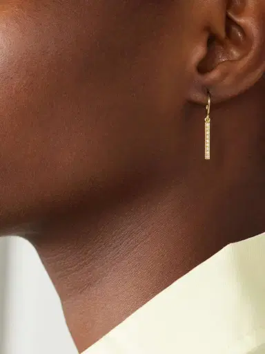 Jennifer Meyer 18-karat Gold Diamond Earrings | Thumbnail 2 Jennifer Meyer 18-karat Gold Diamond Earrings | Thumbnail 2