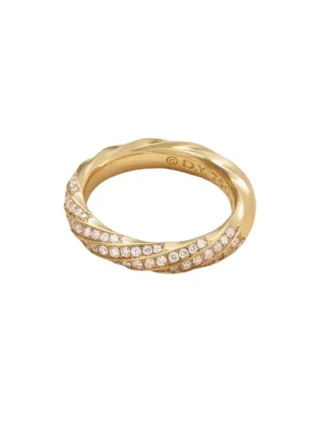 + Net Sustain Cable 18-karat Recycled Gold Diamond Ring