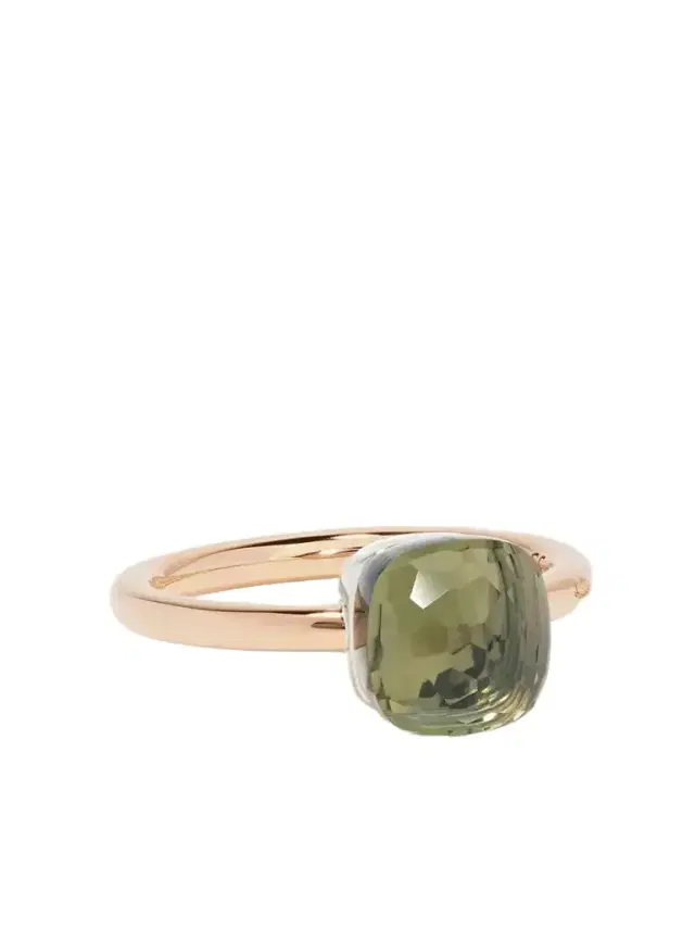 Nudo Petit 18-karat Rose Gold Prasiolite Ring