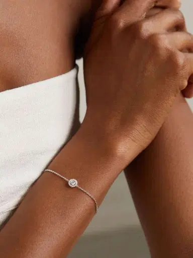 De Beers My First Aura 18-karat White Gold Diamond Bracelet | Thumbnail 2