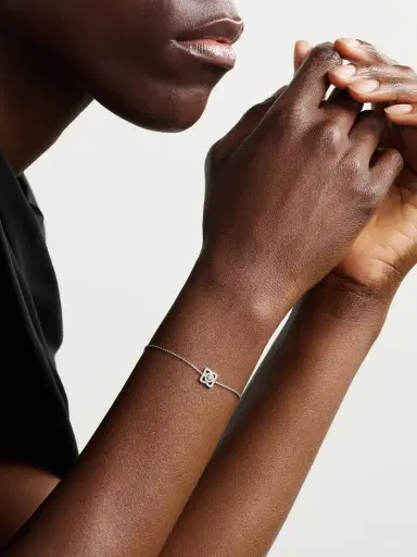 De Beers London Lotus By De Beers 18-karat White Gold Diamond Bracelet | Thumbnail 2