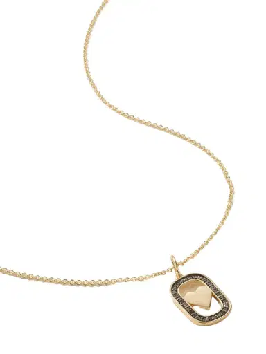 Sydney Evan Heart Open Icon Charm 14-karat Gold Diamond Necklace | Thumbnail 1 Sydney Evan Heart Open Icon Charm 14-karat Gold Diamond Necklace | Thumbnail 1