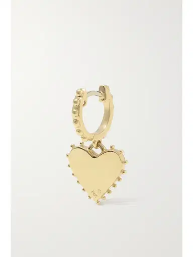 Marlo Laz Agape 14-karat Gold Diamond Hoop Earrings | Thumbnail 4