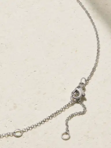 De Beers London Lotus By De Beers 18-karat White Gold Diamond Necklace | Thumbnail 3 De Beers London Lotus By De Beers 18-karat White Gold Diamond Necklace | Thumbnail 3
