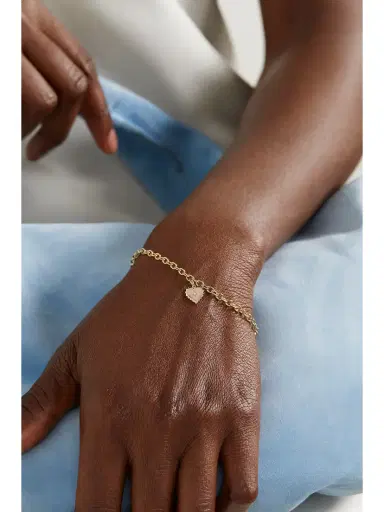 Sydney Evan 14-karat Gold, Enamel And Diamond Bracelet | Thumbnail 2 Sydney Evan 14-karat Gold, Enamel And Diamond Bracelet | Thumbnail 2