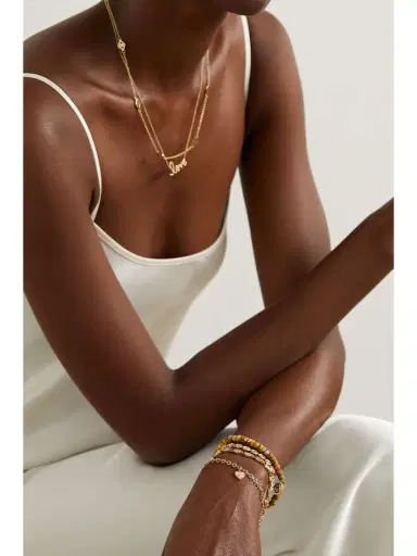 Sydney Evan 14-karat Gold, Enamel And Diamond Bracelet | Thumbnail 4 Sydney Evan 14-karat Gold, Enamel And Diamond Bracelet | Thumbnail 4