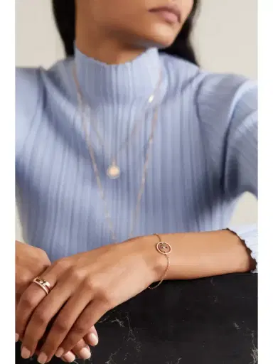 Messika Lucky Move 18-karat Rose Gold Diamond Bracelet | Thumbnail 2 Messika Lucky Move 18-karat Rose Gold Diamond Bracelet | Thumbnail 2