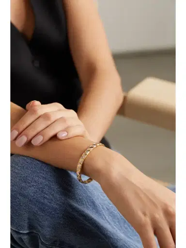 Marina B Triangoli 18-karat Gold Diamond Bangle | Thumbnail 2 Marina B Triangoli 18-karat Gold Diamond Bangle | Thumbnail 2