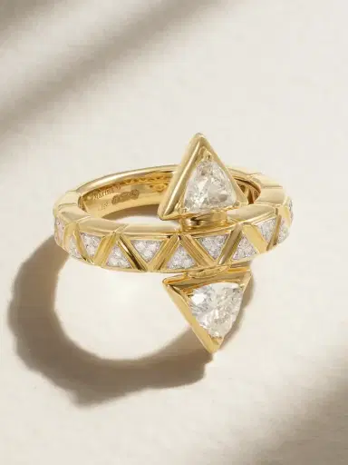 Marina B Triangoli Freccia 18-karat Gold Diamond Ring | Thumbnail 1 Marina B Triangoli Freccia 18-karat Gold Diamond Ring | Thumbnail 1
