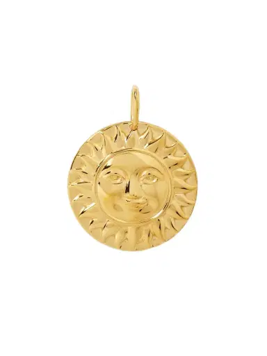 Marina B Soleil 18-karat Gold Emerald Pendant | Thumbnail 1 Marina B Soleil 18-karat Gold Emerald Pendant | Thumbnail 1