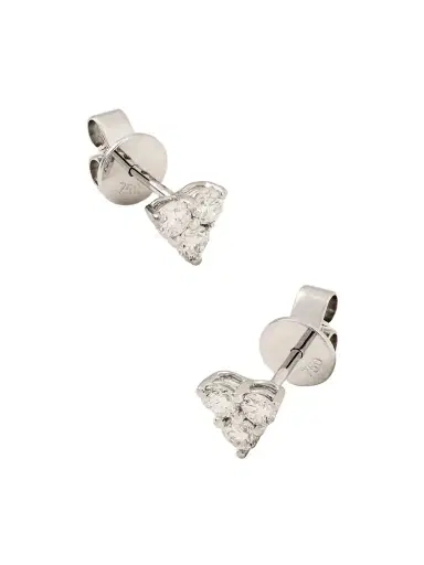 Anita Ko Trillion 18-karat White Gold Diamond Earrings | Thumbnail 1