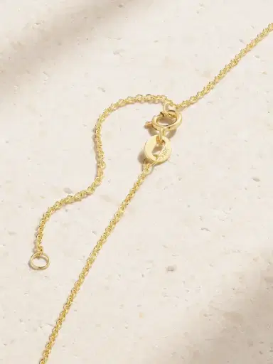 STONE AND STRAND Pretty In Pink 10-karat Gold, Amethyst And Diamond Necklace | Thumbnail 3