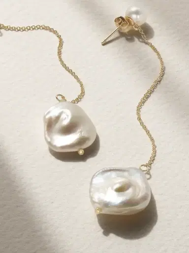 Mateo Duality 14-karat Gold Pearl Earrings | Thumbnail 3 Mateo Duality 14-karat Gold Pearl Earrings | Thumbnail 3