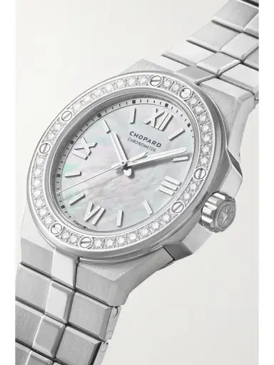 Chopard Alpine Eagle Automatic Small Stainless Steel, Mother-of-pearl And Diamond Watch | Thumbnail 3 Chopard Alpine Eagle Automatic Small Stainless Steel, Mother-of-pearl And Diamond Watch | Thumbnail 3