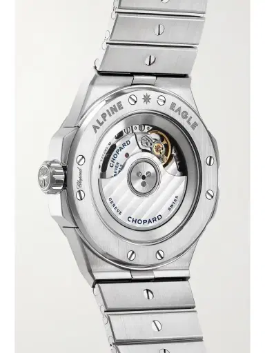 Chopard Alpine Eagle Automatic Small Stainless Steel, Mother-of-pearl And Diamond Watch | Thumbnail 4 Chopard Alpine Eagle Automatic Small Stainless Steel, Mother-of-pearl And Diamond Watch | Thumbnail 4