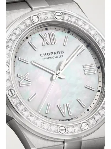 Chopard Alpine Eagle Automatic Small Stainless Steel, Mother-of-pearl And Diamond Watch | Thumbnail 5 Chopard Alpine Eagle Automatic Small Stainless Steel, Mother-of-pearl And Diamond Watch | Thumbnail 5