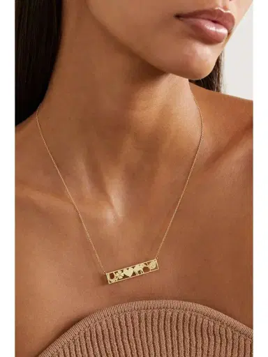Jennifer Meyer Good Luck 18-karat Gold Diamond Necklace | Thumbnail 2 Jennifer Meyer Good Luck 18-karat Gold Diamond Necklace | Thumbnail 2