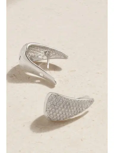 Anita Ko 18-karat White Gold Diamond Earrings | Thumbnail 3