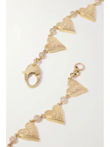 Marlo Laz Southwestern Heart 14-karat Gold Diamond Choker | Thumbnail 3 Marlo Laz Southwestern Heart 14-karat Gold Diamond Choker | Thumbnail 3