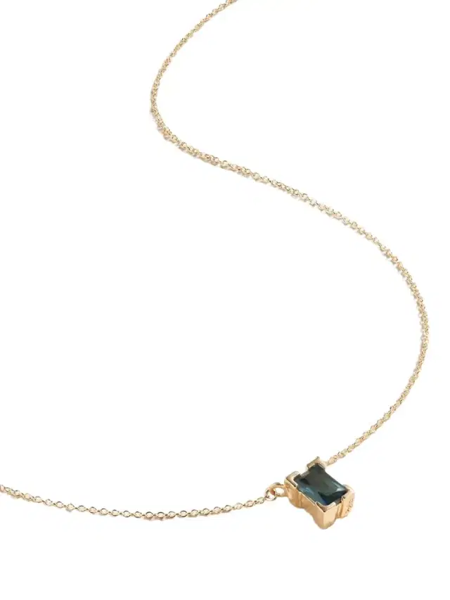 14-karat Recycled Gold Topaz Necklace