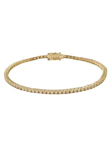 Jennifer Meyer 18-karat Gold Diamond Tennis Bracelet | Thumbnail 1 Jennifer Meyer 18-karat Gold Diamond Tennis Bracelet | Thumbnail 1