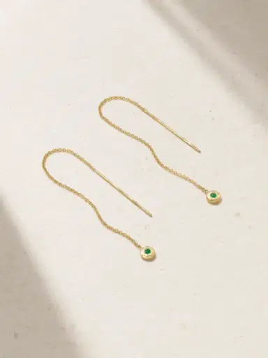 Octavia Elizabeth + Net Sustain Nesting Gem 18-karat Recycled Gold Emerald Earrings | Thumbnail 1 Octavia Elizabeth + Net Sustain Nesting Gem 18-karat Recycled Gold Emerald Earrings | Thumbnail 1