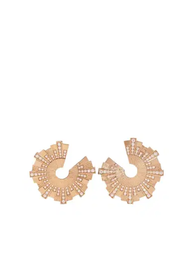 Piaget Sunlight Palace 18-karat Rose Gold Diamond Earrings | Thumbnail 1 Piaget Sunlight Palace 18-karat Rose Gold Diamond Earrings | Thumbnail 1
