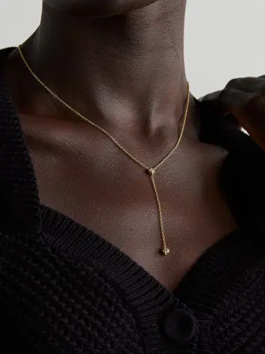 Jennifer Meyer 18-karat Gold Diamond Necklace | Thumbnail 2