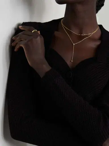 Jennifer Meyer 18-karat Gold Diamond Necklace | Thumbnail 5