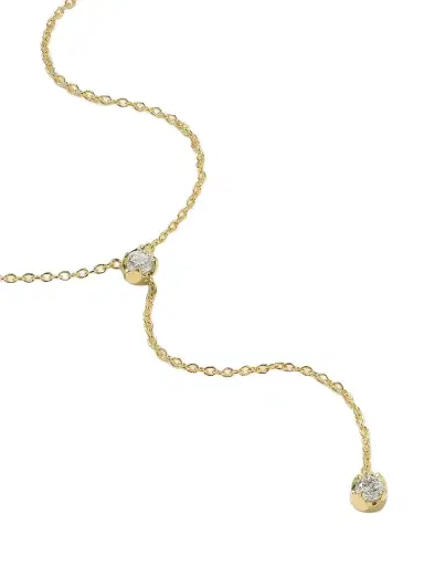 Jennifer Meyer 18-karat Gold Diamond Necklace | Thumbnail 1
