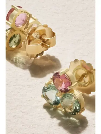 Irene Neuwirth Gemmy Gem 18-karat Gold Tourmaline Earrings | Thumbnail 3 Irene Neuwirth Gemmy Gem 18-karat Gold Tourmaline Earrings | Thumbnail 3