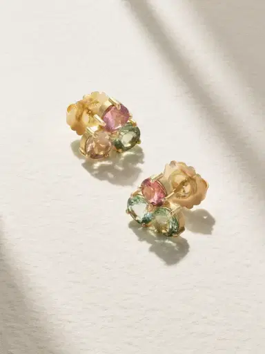 Irene Neuwirth Gemmy Gem 18-karat Gold Tourmaline Earrings | Thumbnail 1 Irene Neuwirth Gemmy Gem 18-karat Gold Tourmaline Earrings | Thumbnail 1