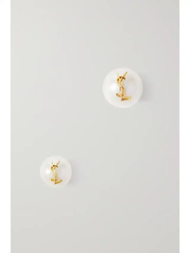 tone Faux Pearl Earrings