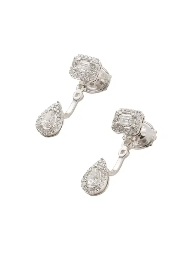 My Twin Toi & Moi 18-karat White Gold Diamond Earrings