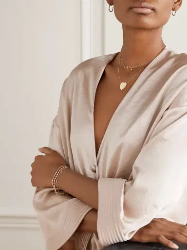 Jennifer Meyer Hammered 18-karat Gold Necklace | Thumbnail 2 Jennifer Meyer Hammered 18-karat Gold Necklace | Thumbnail 2