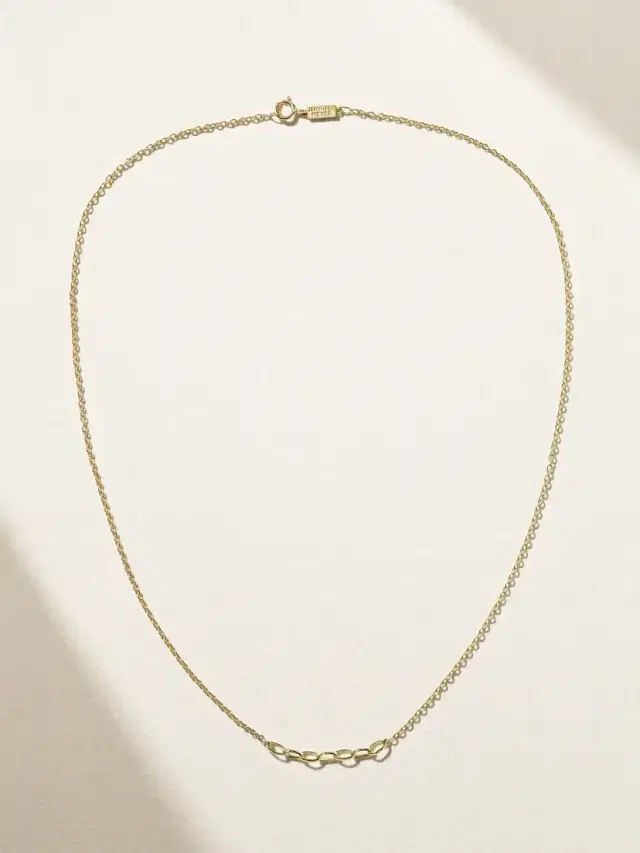 Jennifer Meyer Small Edith 18-karat Gold Necklace