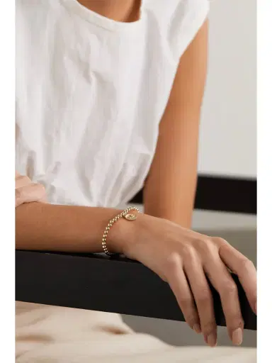 Sydney Evan Aquarius 14-karat Gold Diamond Bracelet | Thumbnail 2