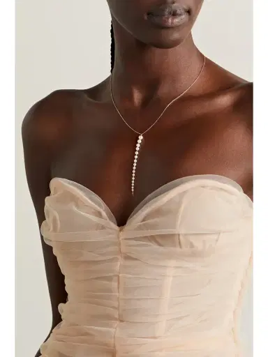 Mizuki 14-karat Gold Pearl Necklace | Thumbnail 2
