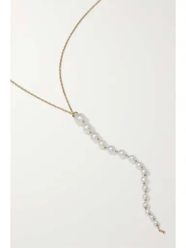 Mizuki 14-karat Gold Pearl Necklace | Thumbnail 4