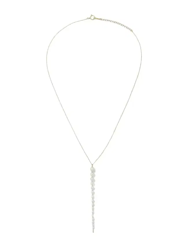 Mizuki 14-karat Gold Pearl Necklace