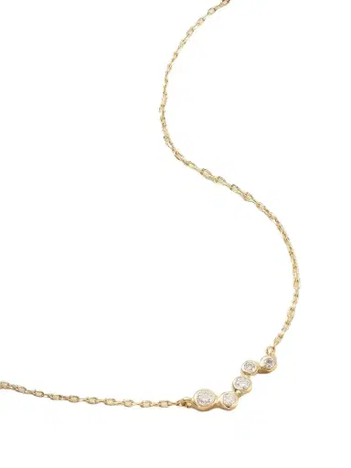 Mateo Wave 14-karat Gold Diamond Necklace | Thumbnail 1 Mateo Wave 14-karat Gold Diamond Necklace | Thumbnail 1