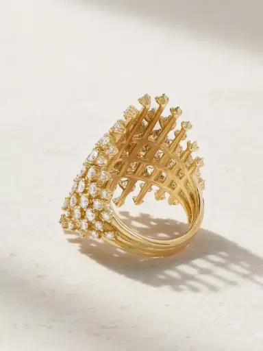 Fernando Jorge Disco Medium 18-karat Gold Diamond Ring | Thumbnail 3 Fernando Jorge Disco Medium 18-karat Gold Diamond Ring | Thumbnail 3