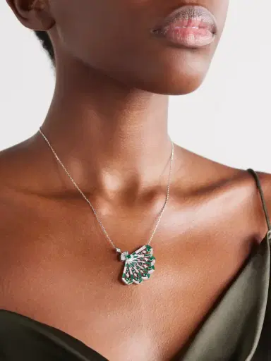 Garrard Fanfare Symphony 18-karat White Gold Multistone Necklace | Thumbnail 2 Garrard Fanfare Symphony 18-karat White Gold Multistone Necklace | Thumbnail 2