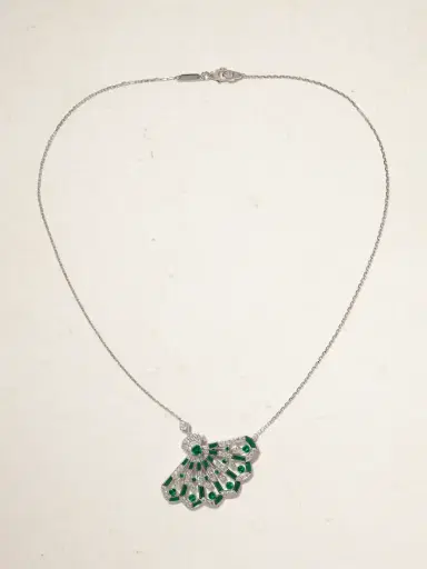 Garrard Fanfare Symphony 18-karat White Gold Multistone Necklace | Thumbnail 4 Garrard Fanfare Symphony 18-karat White Gold Multistone Necklace | Thumbnail 4